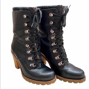 UGG Fabrice Lace Up Combat Boot Size 7
